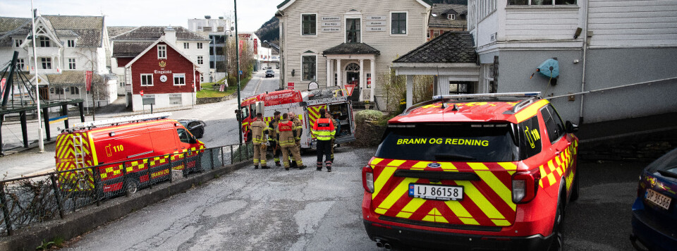 Det såg litt meir dramatisk ut enn det var hjå Papiljotten Frisør.