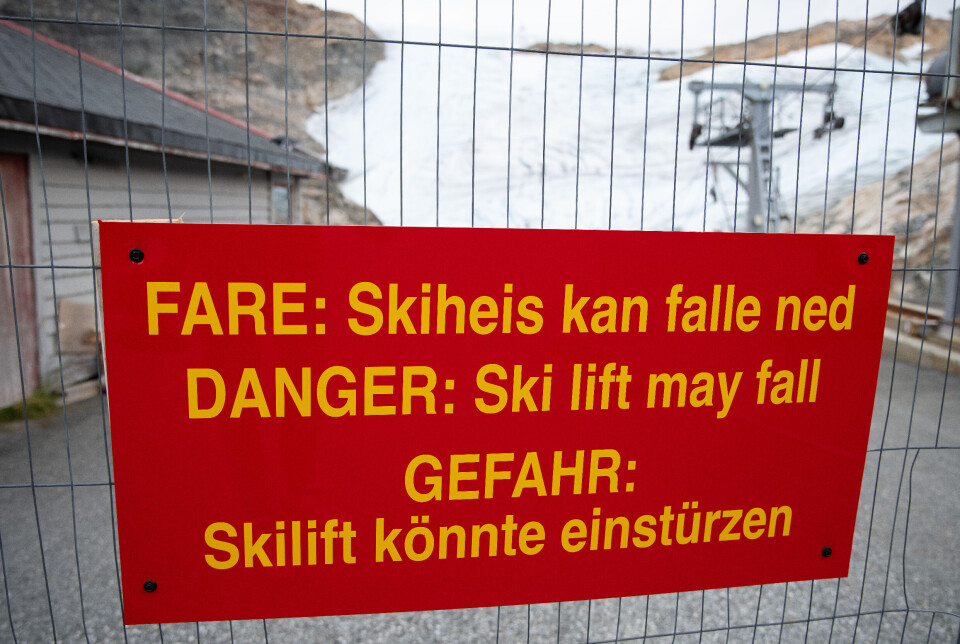Dette møter dei som vitjar Folgefonna. No har det gått troll i ord.